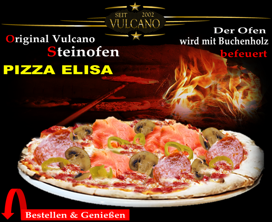 STEINOFEN PIZZA ELISA BEI VULCANO IN ERFURT BESTELLEN